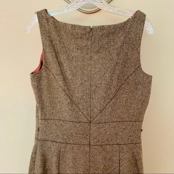 Ann Taylor Tan Midi Dress with Blazer Set - Picture 5 of 7